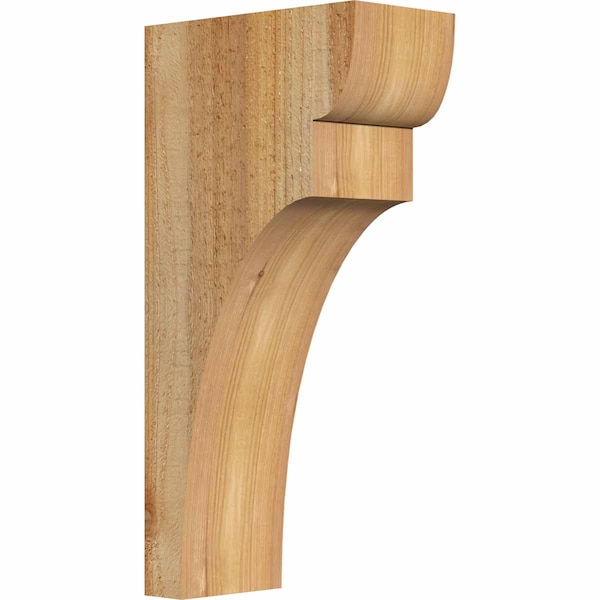Ekena Millwork Yorktown Rough Sawn Corbel, Western Red Cedar, 4"W x 8"D x 16"H COR04X08X16YOR00RWR - main